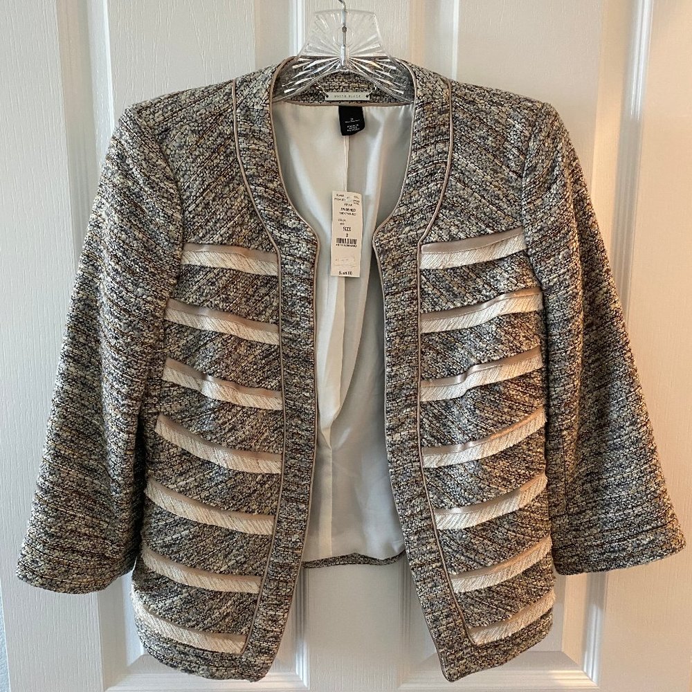 WHITE HOUSE BLACK MARKET - Cropped Jacket size 2 - NWT